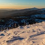 Sonnenuntergang am Lusen