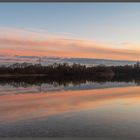 Sonnenuntergang am Lußsee