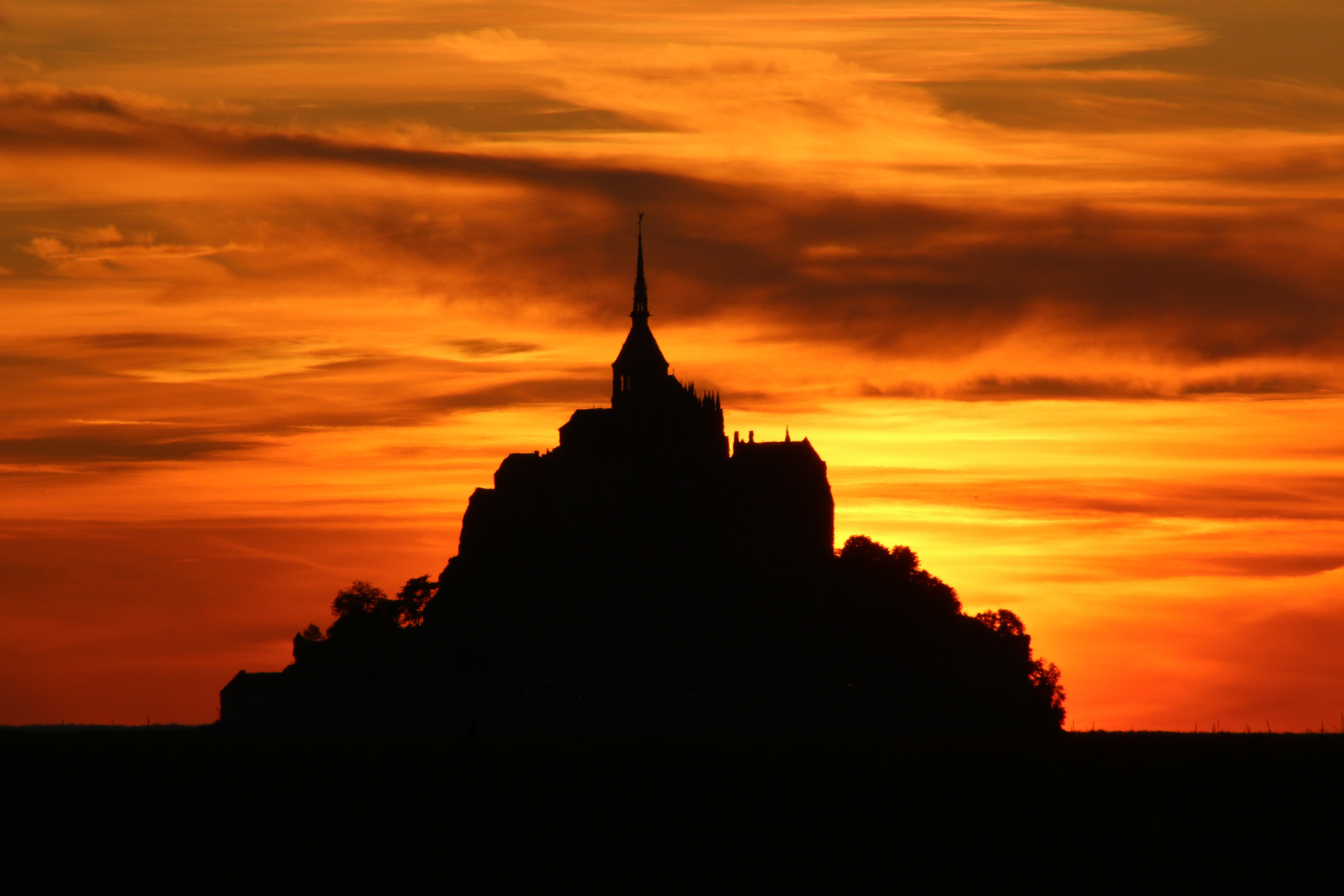 Sonnenuntergang am Märchenschloss