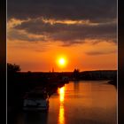 Sonnenuntergang am Main Donau Kanal