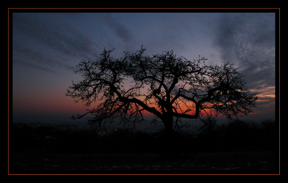 Sonnenuntergang am Maiwieserberg