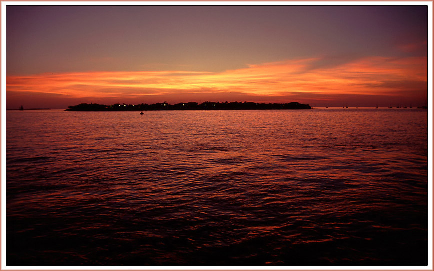 Sonnenuntergang am Mallory Square