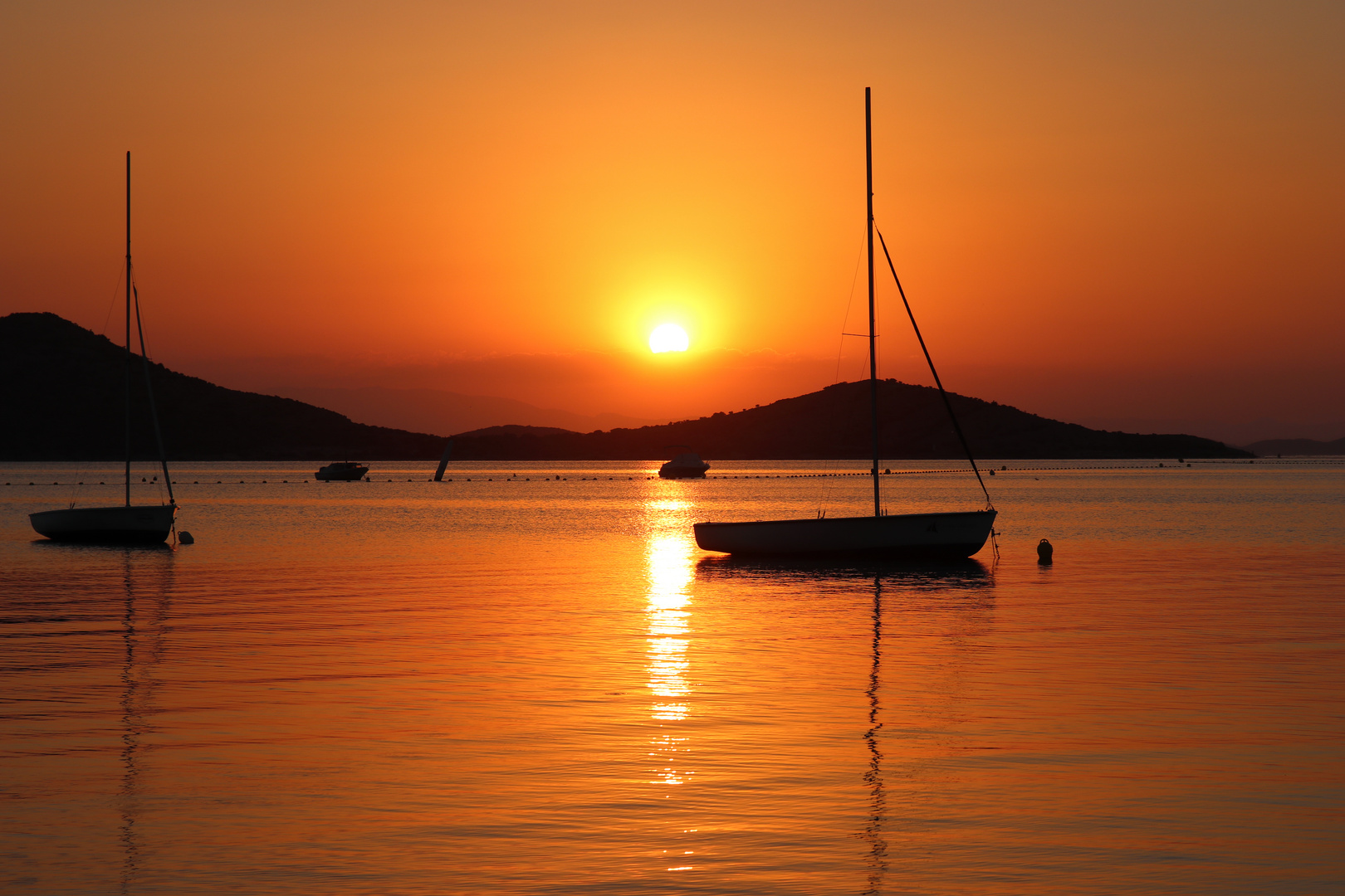 Sonnenuntergang am Mar Menor