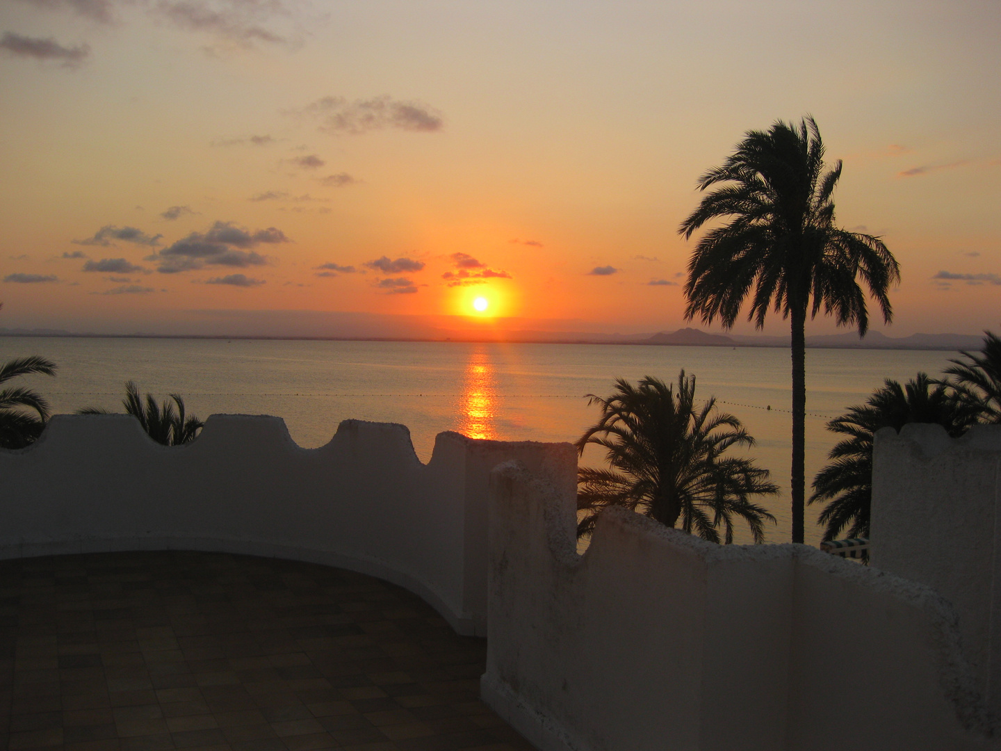 Sonnenuntergang am Mar Menor