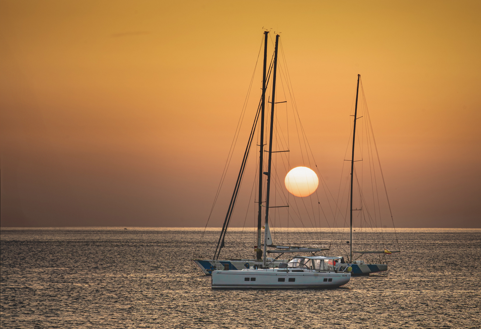 Sonnenuntergang am Marina Rubicon