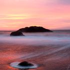 Sonnenuntergang am Marshall Beach