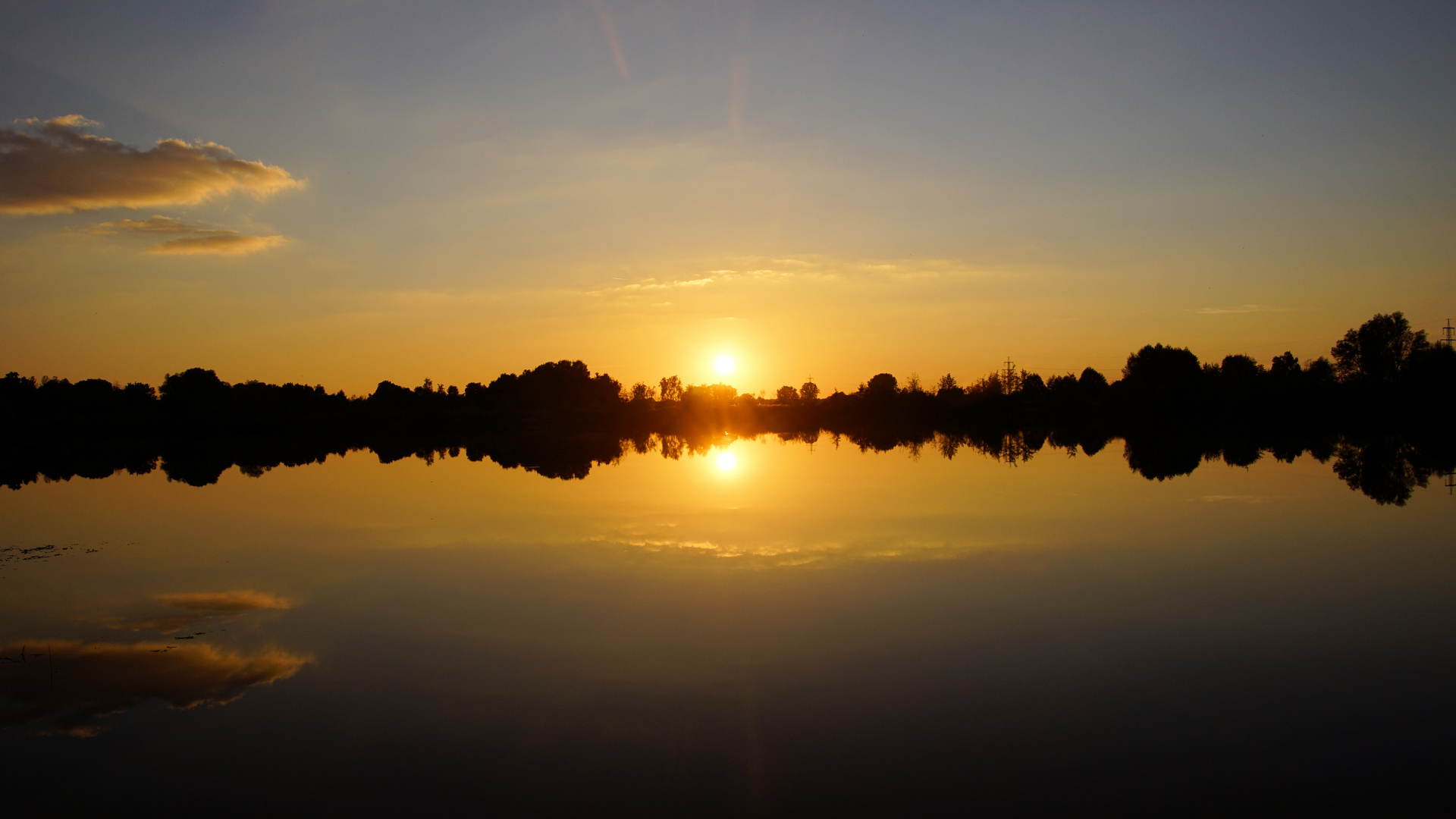 Sonnenuntergang am Marzlinger