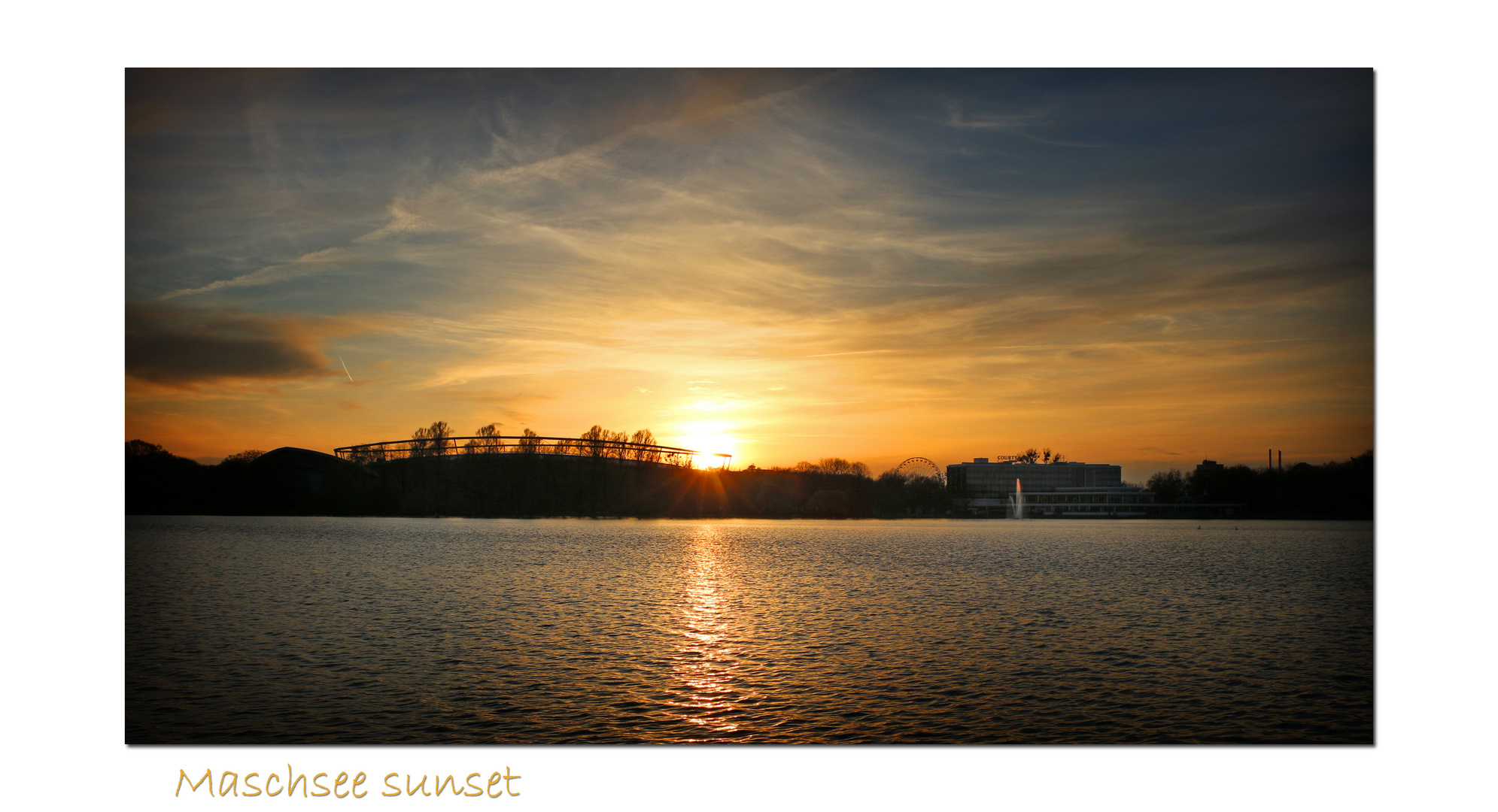 Sonnenuntergang am Maschsee