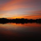 Sonnenuntergang am Maschsee Hannover