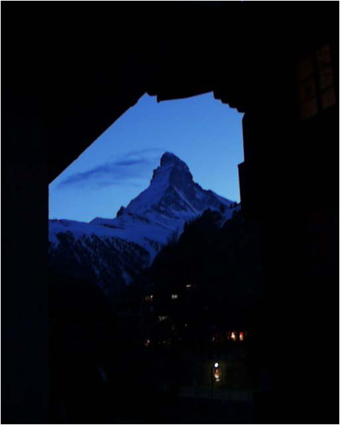 Sonnenuntergang am Matterhorn