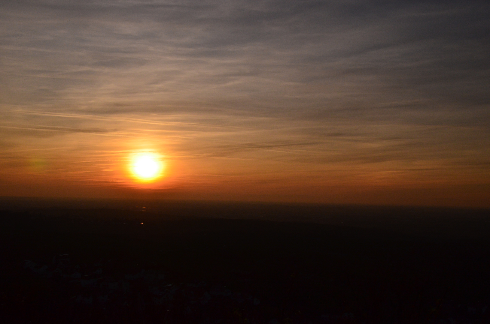 Sonnenuntergang am Mauerberg