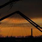 Sonnenuntergang am Medien Hafen 