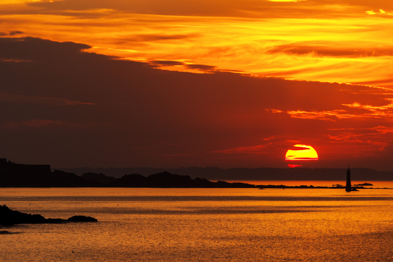 Sonnenuntergang am Meer