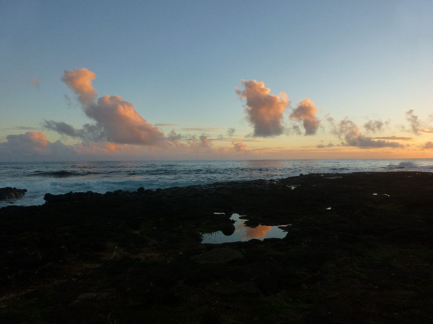 Sonnenuntergang am Meer...