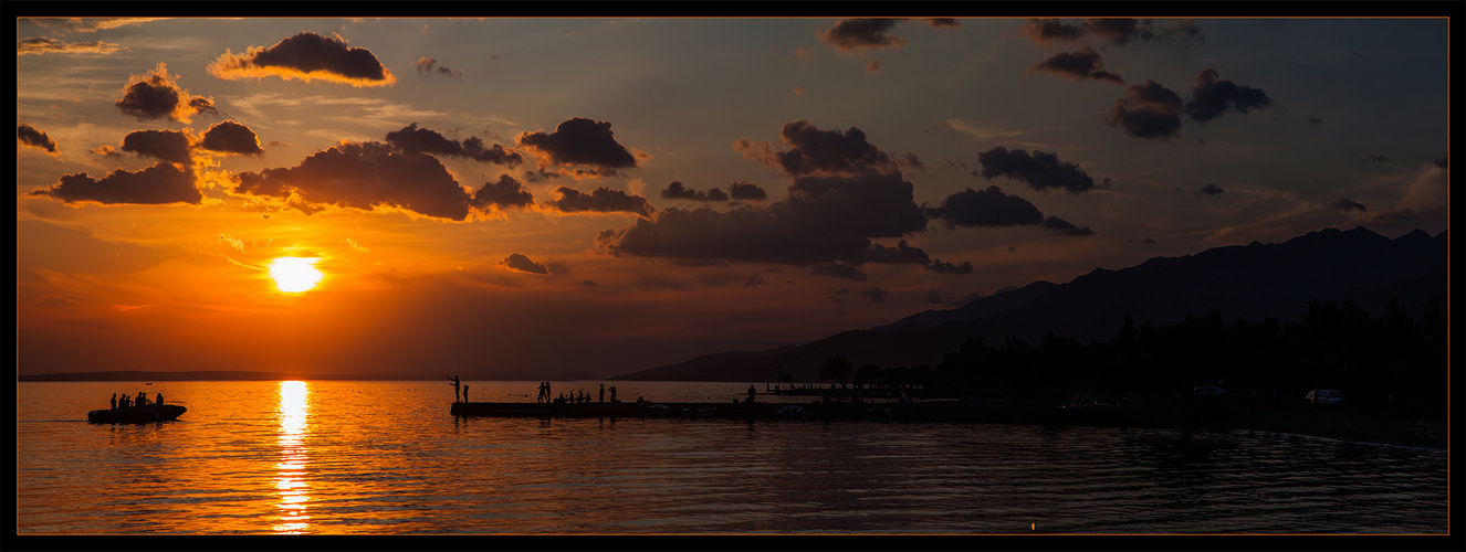 Sonnenuntergang am Meer