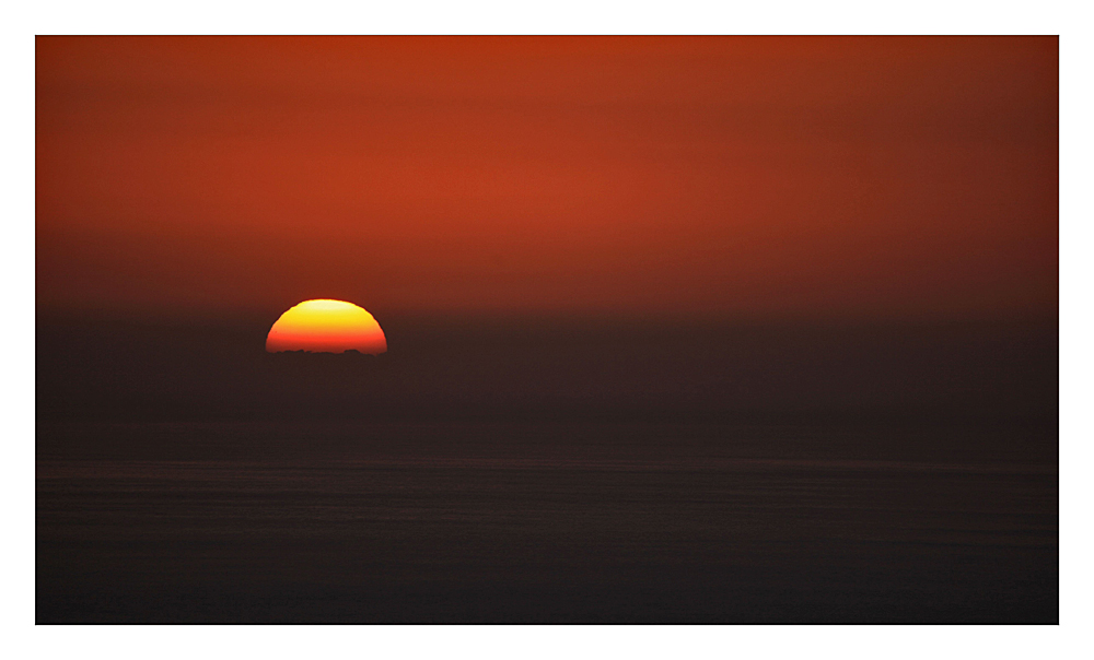 Sonnenuntergang am Meer