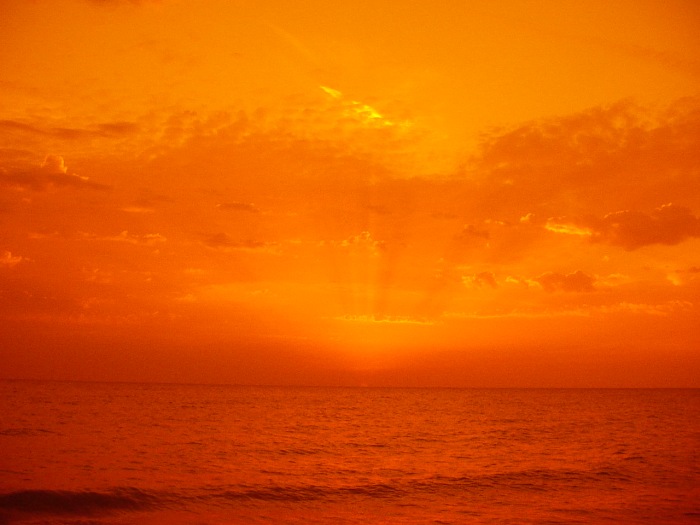 Sonnenuntergang am Meer #1