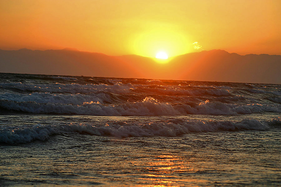 Sonnenuntergang am Meer