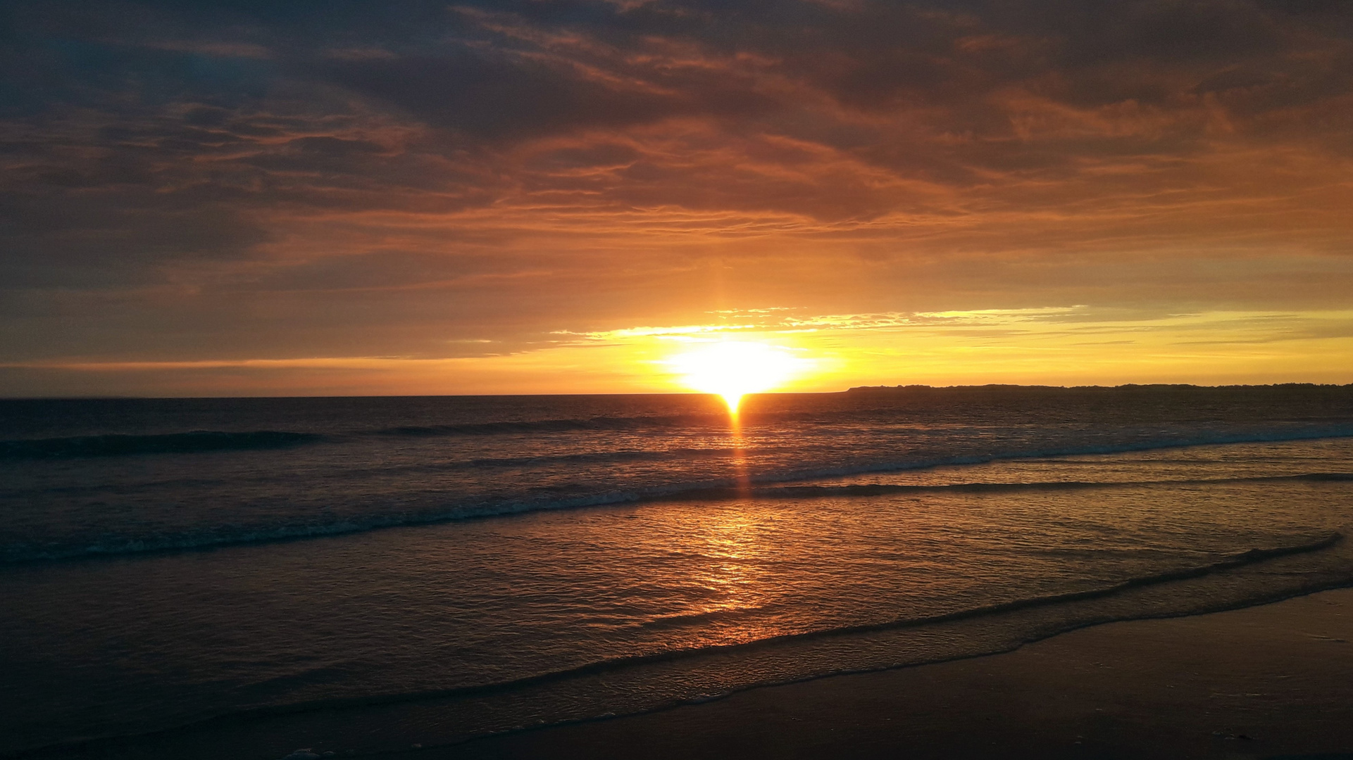 Sonnenuntergang am Meer