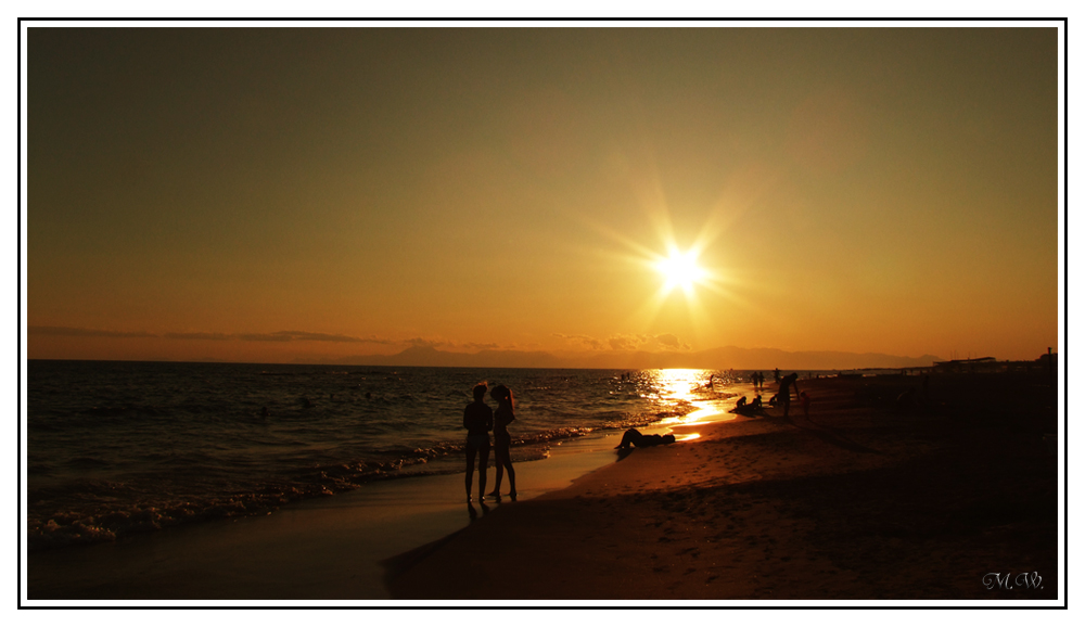 Sonnenuntergang am Meer