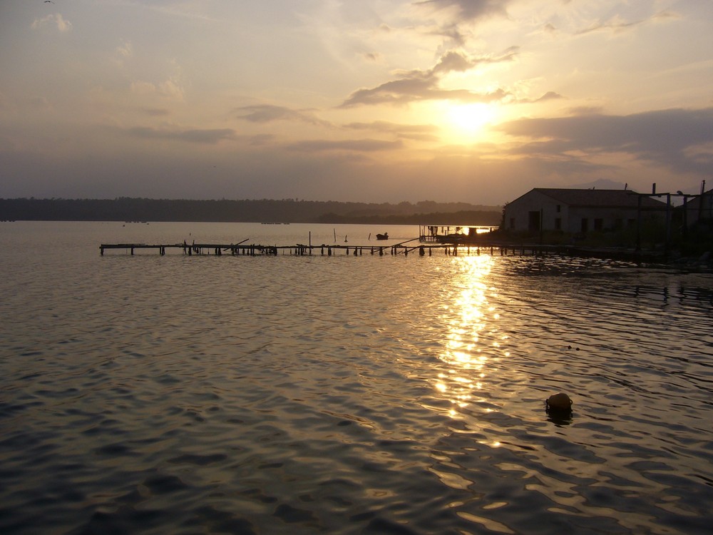 sonnenuntergang am meer