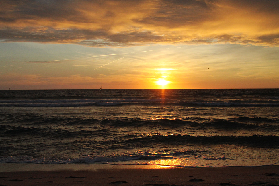 Sonnenuntergang am Meer Foto &amp; Bild sonnenuntergänge, himmel