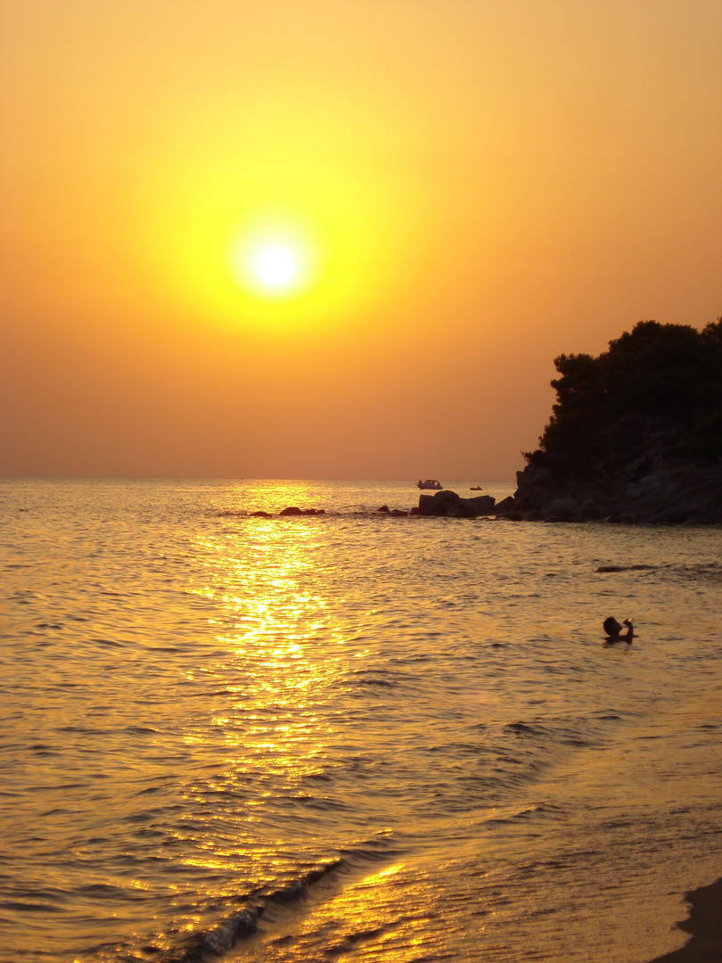 Sonnenuntergang am Meer