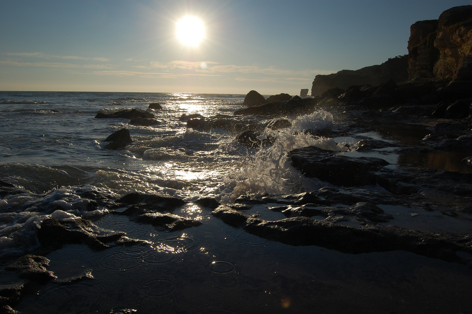 Sonnenuntergang am Meer