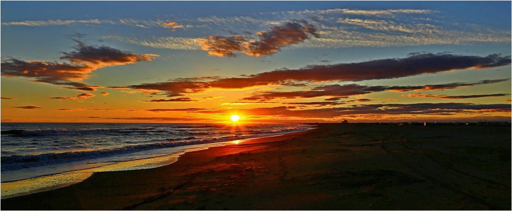 Sonnenuntergang am Meer