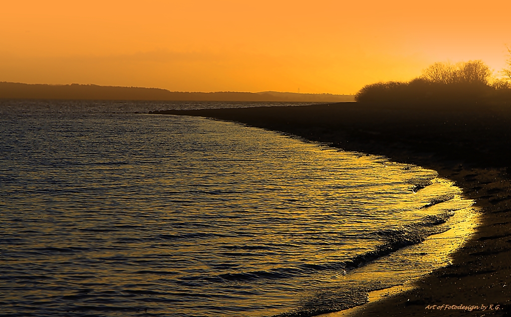 Sonnenuntergang am Meer....