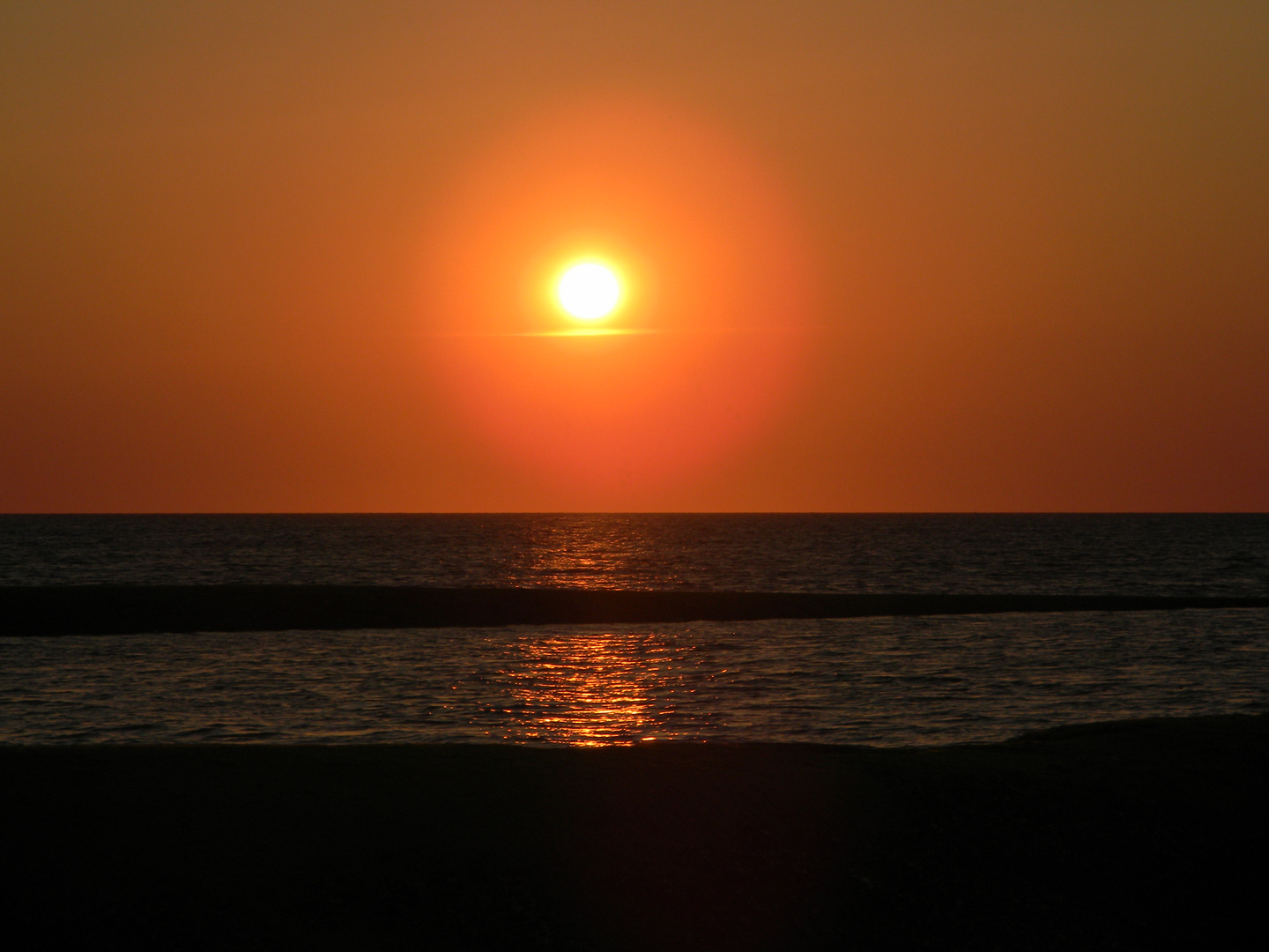 Sonnenuntergang am Meer