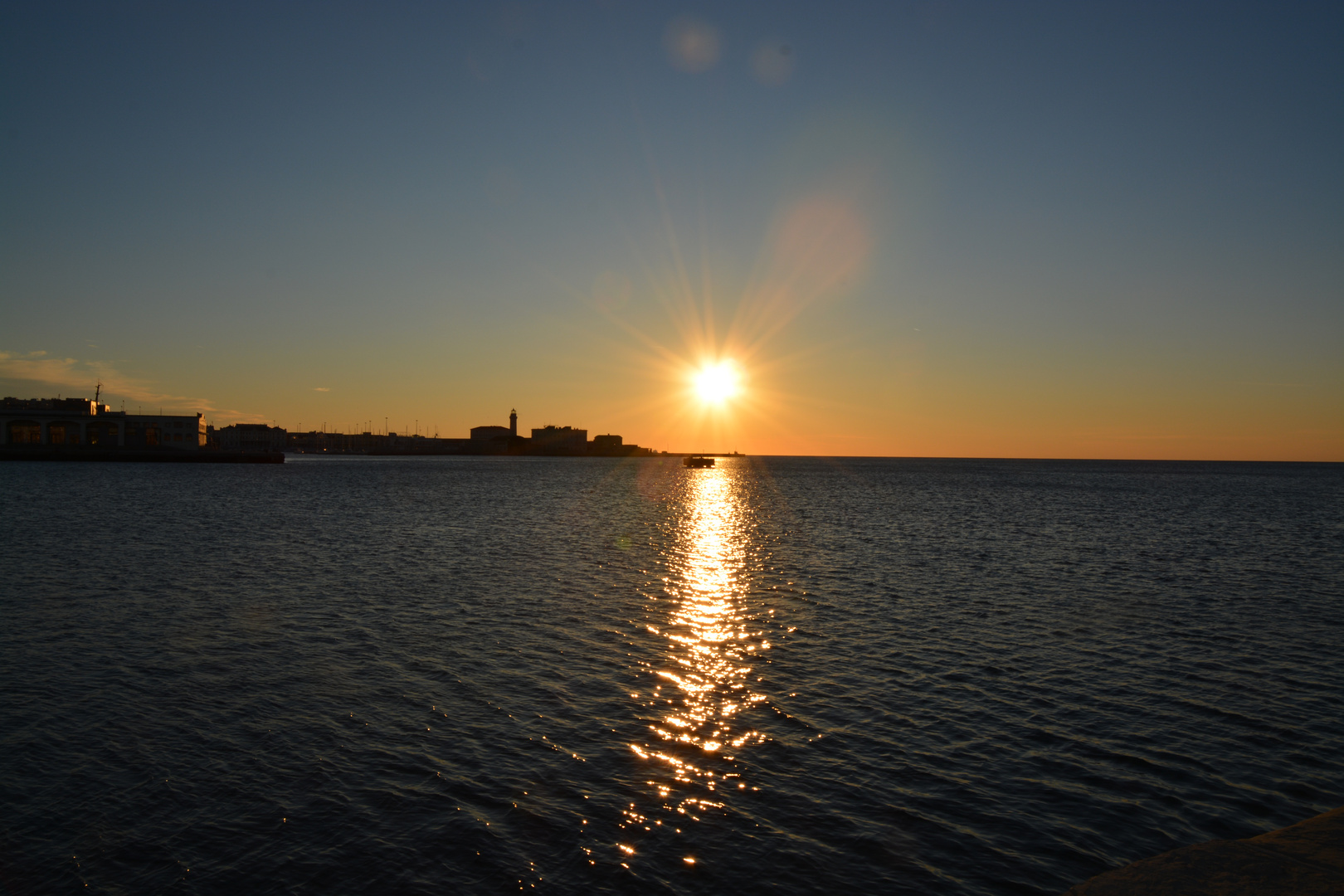 Sonnenuntergang am Meer 