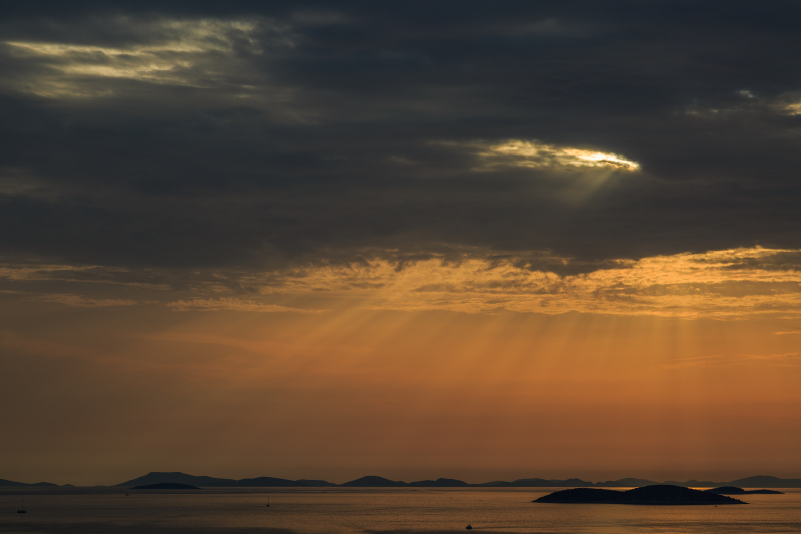 Sonnenuntergang am Meer