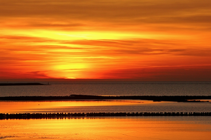 Sonnenuntergang am Meer