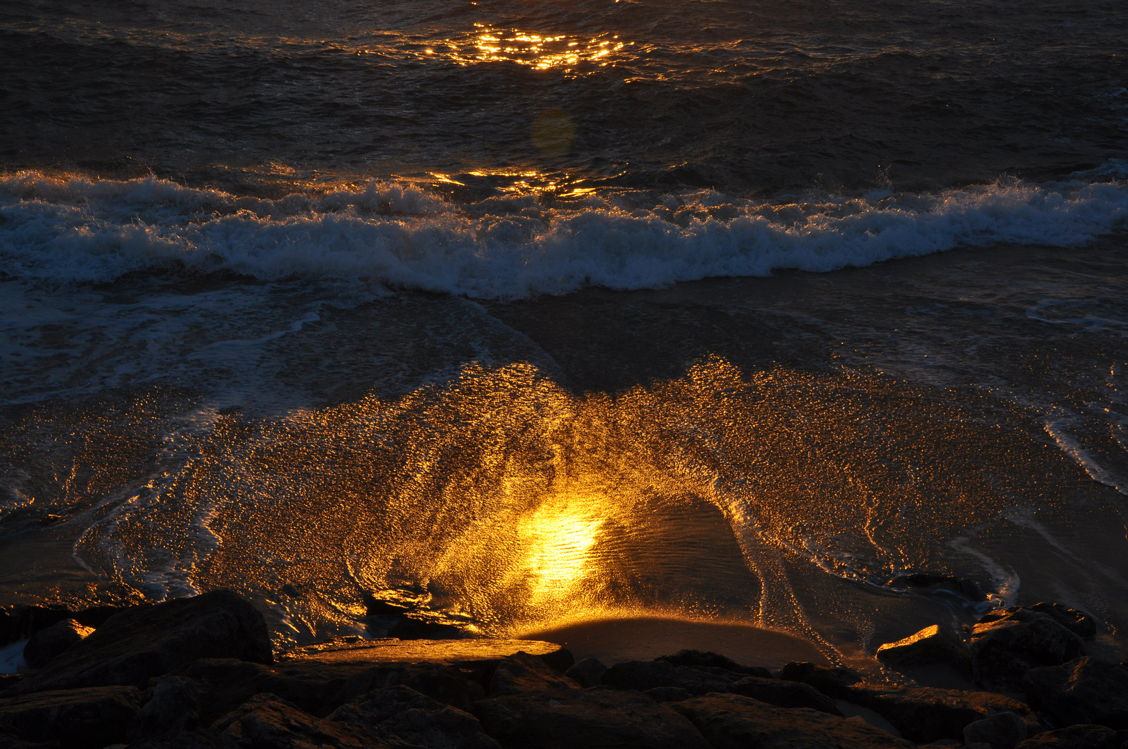 Sonnenuntergang am Meer