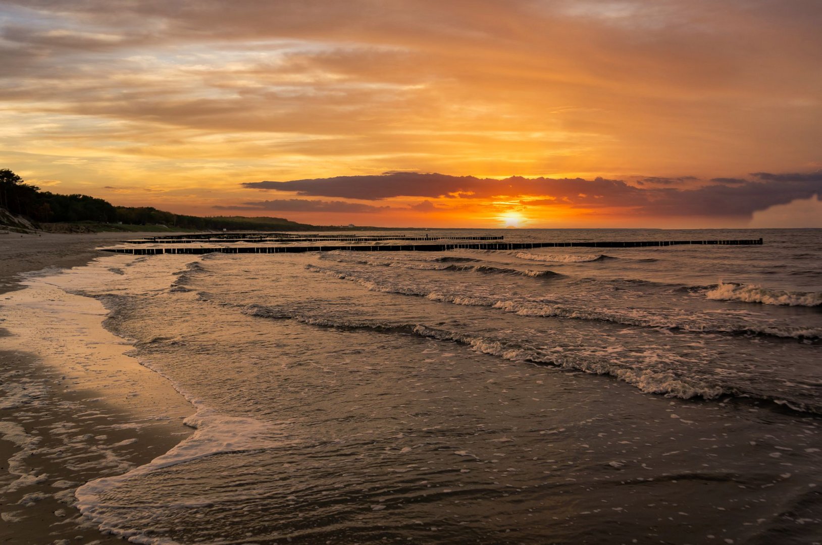 Sonnenuntergang am Meer