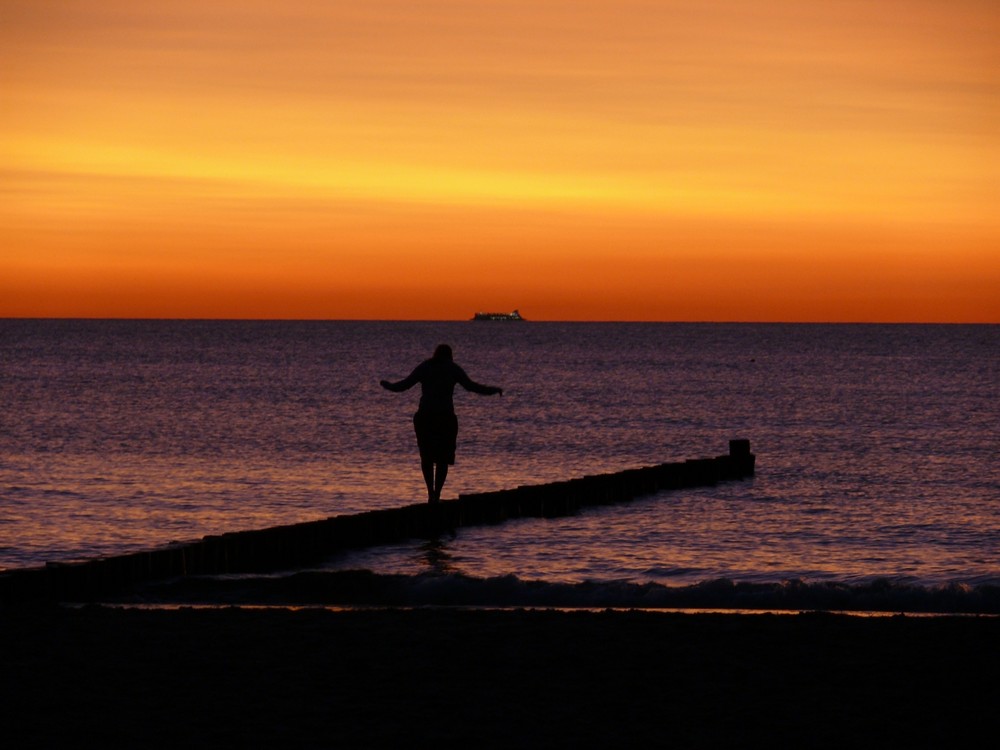 Sonnenuntergang am Meer