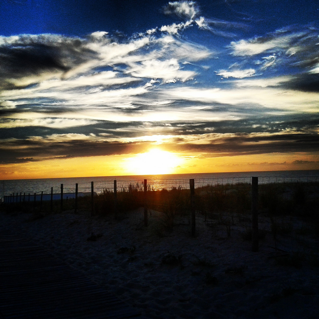 Sonnenuntergang am Meer