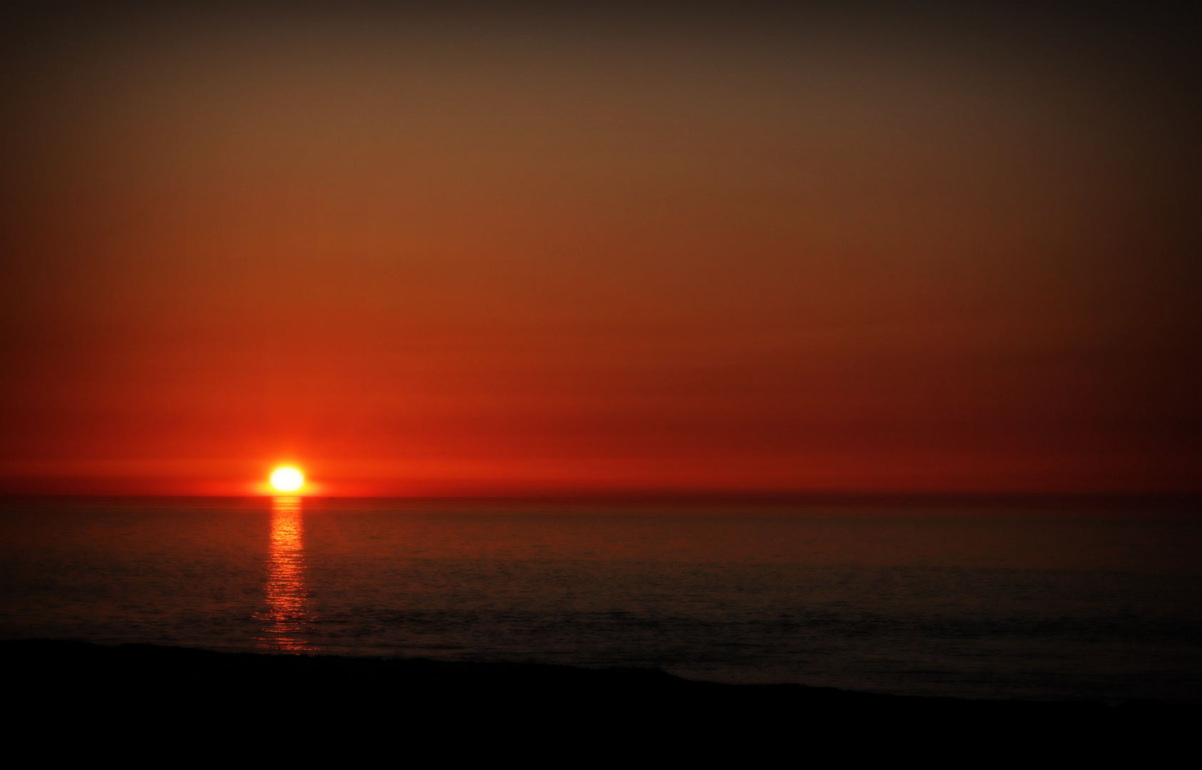 Sonnenuntergang am Meer