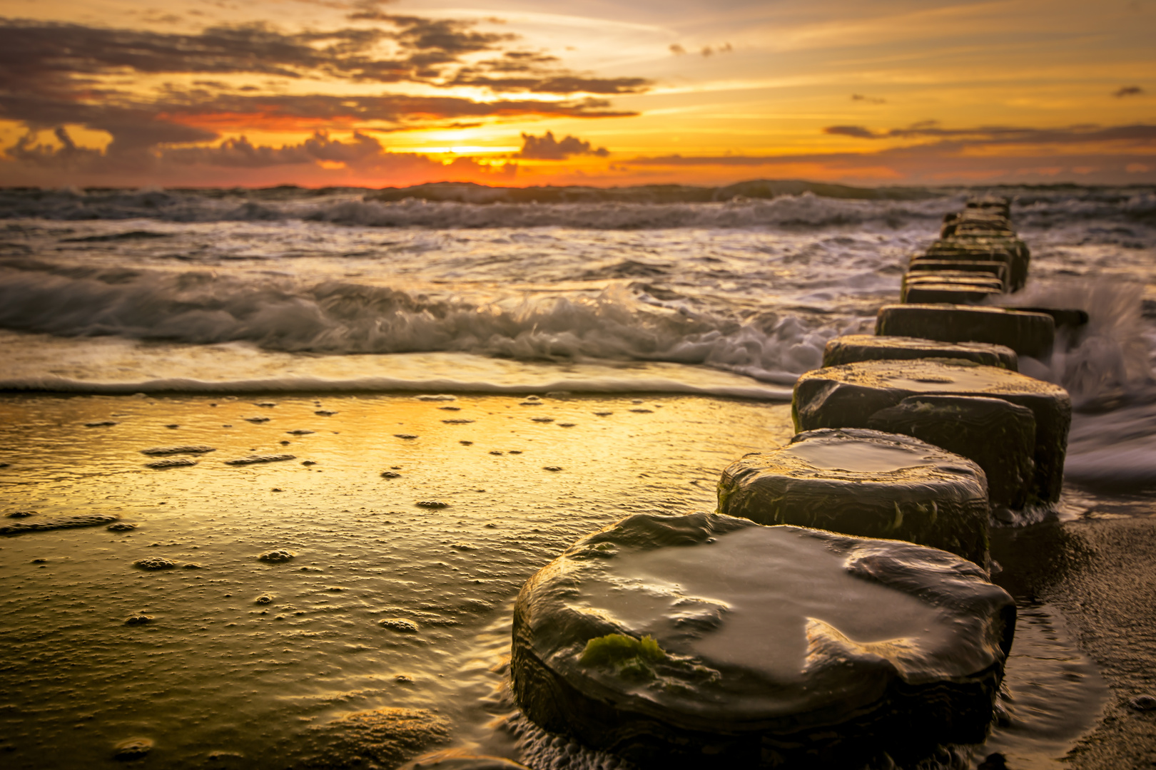 Sonnenuntergang am Meer