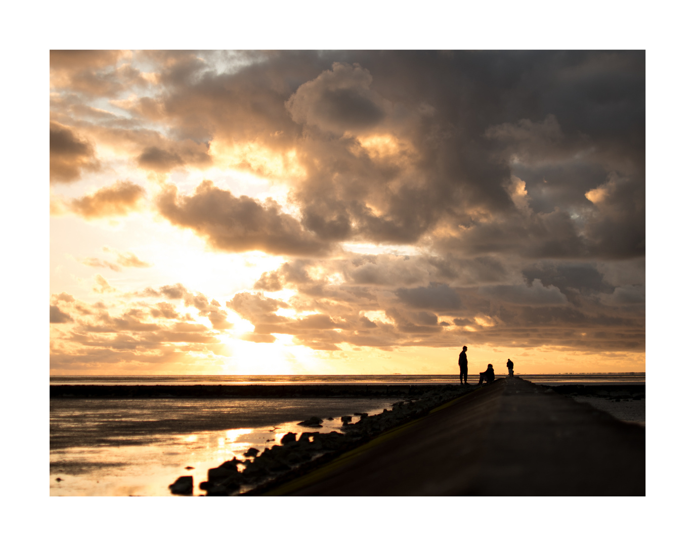 Sonnenuntergang am Meer