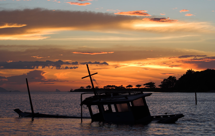 Sonnenuntergang am Meer