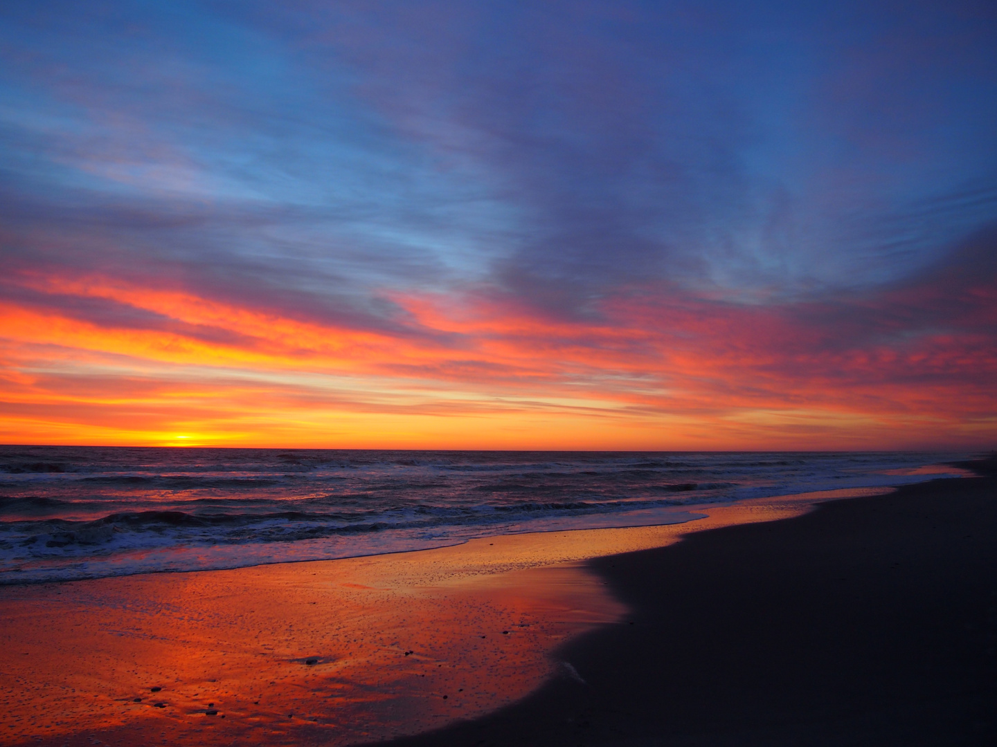 Sonnenuntergang am Meer