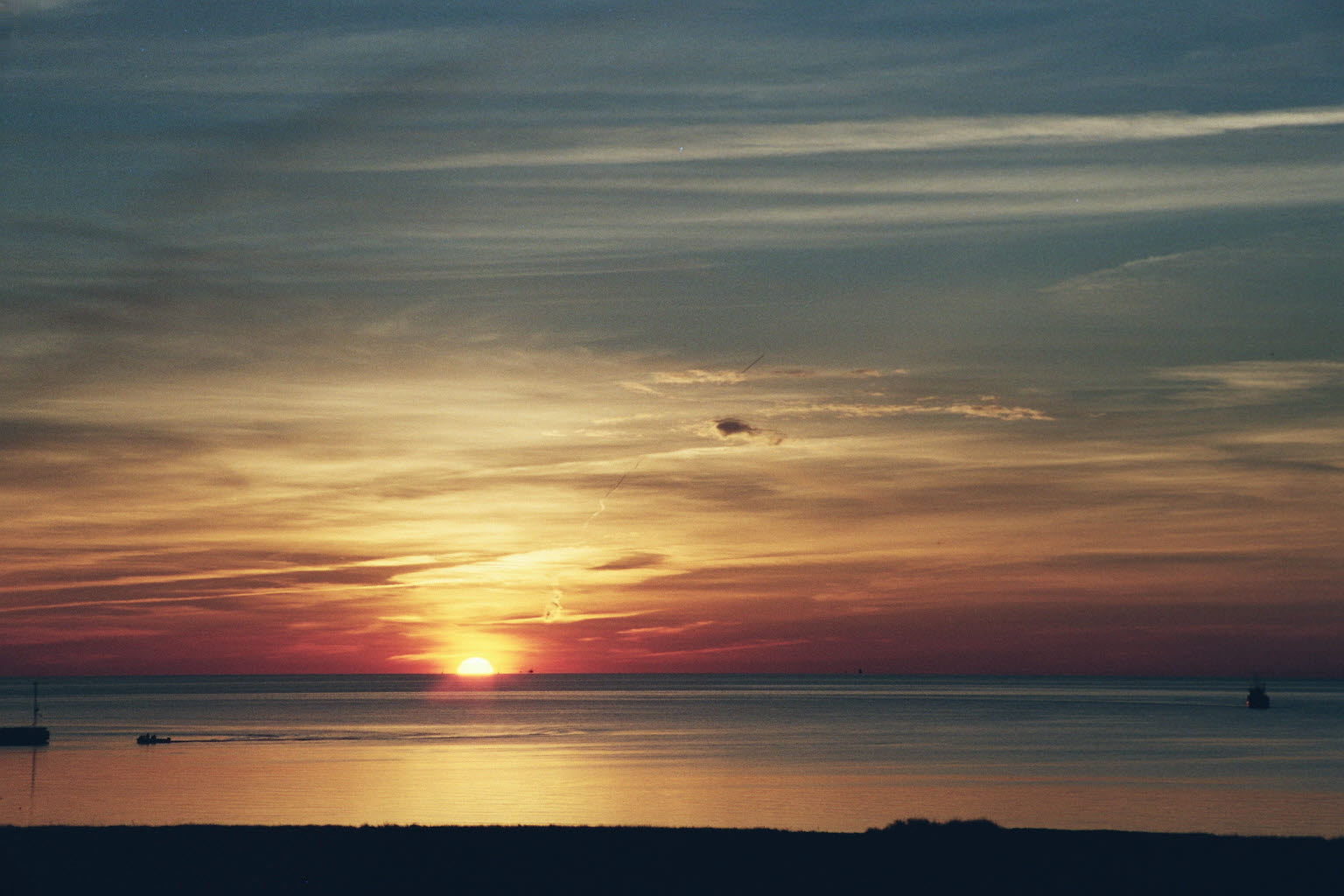 "Sonnenuntergang am Meer"