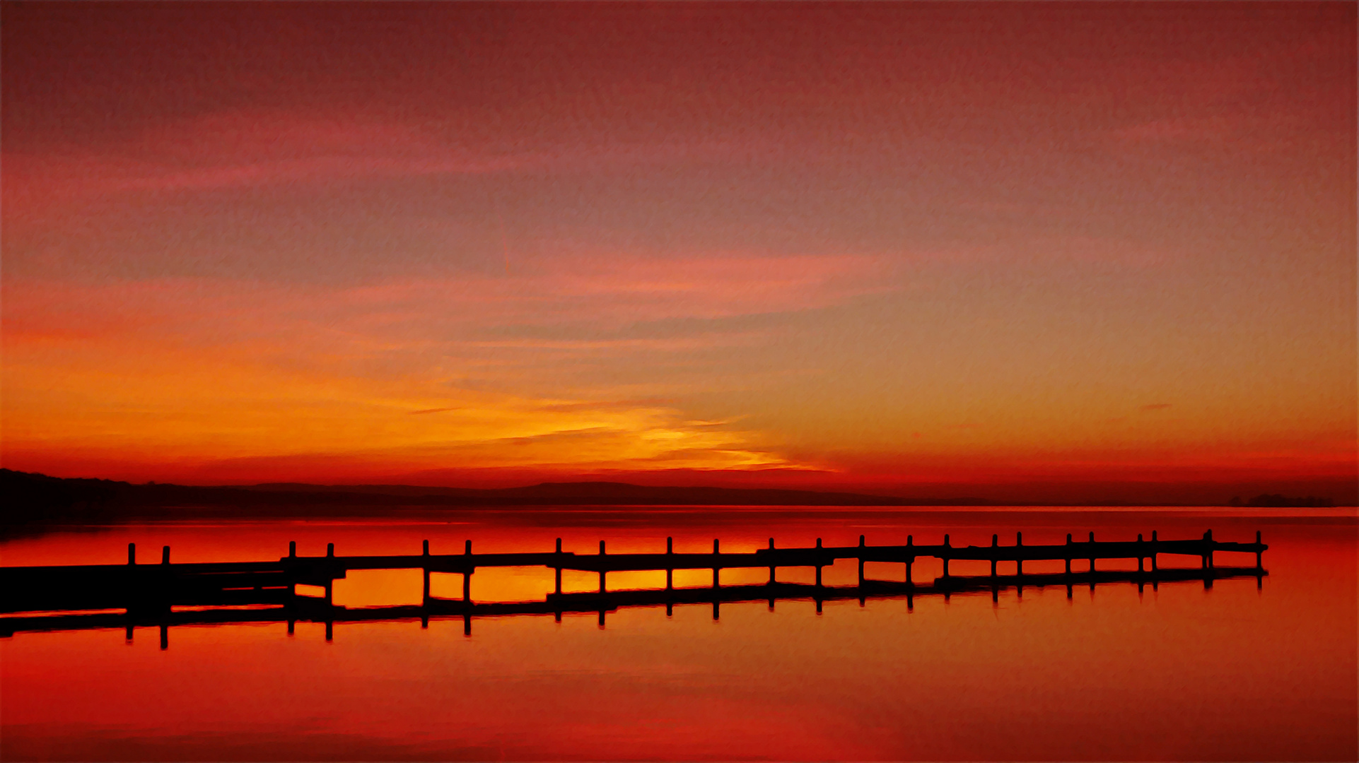 Sonnenuntergang am Meer