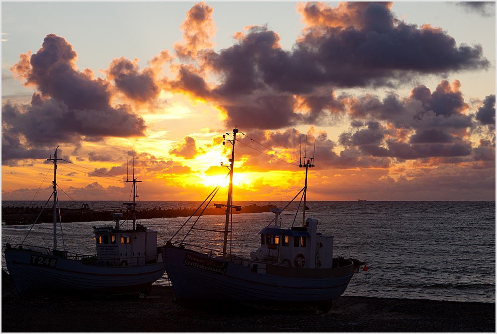 Sonnenuntergang am Meer