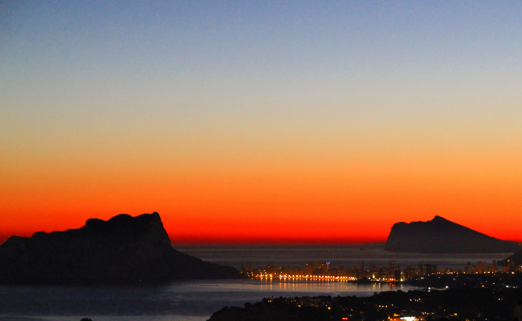 Sonnenuntergang am Meer