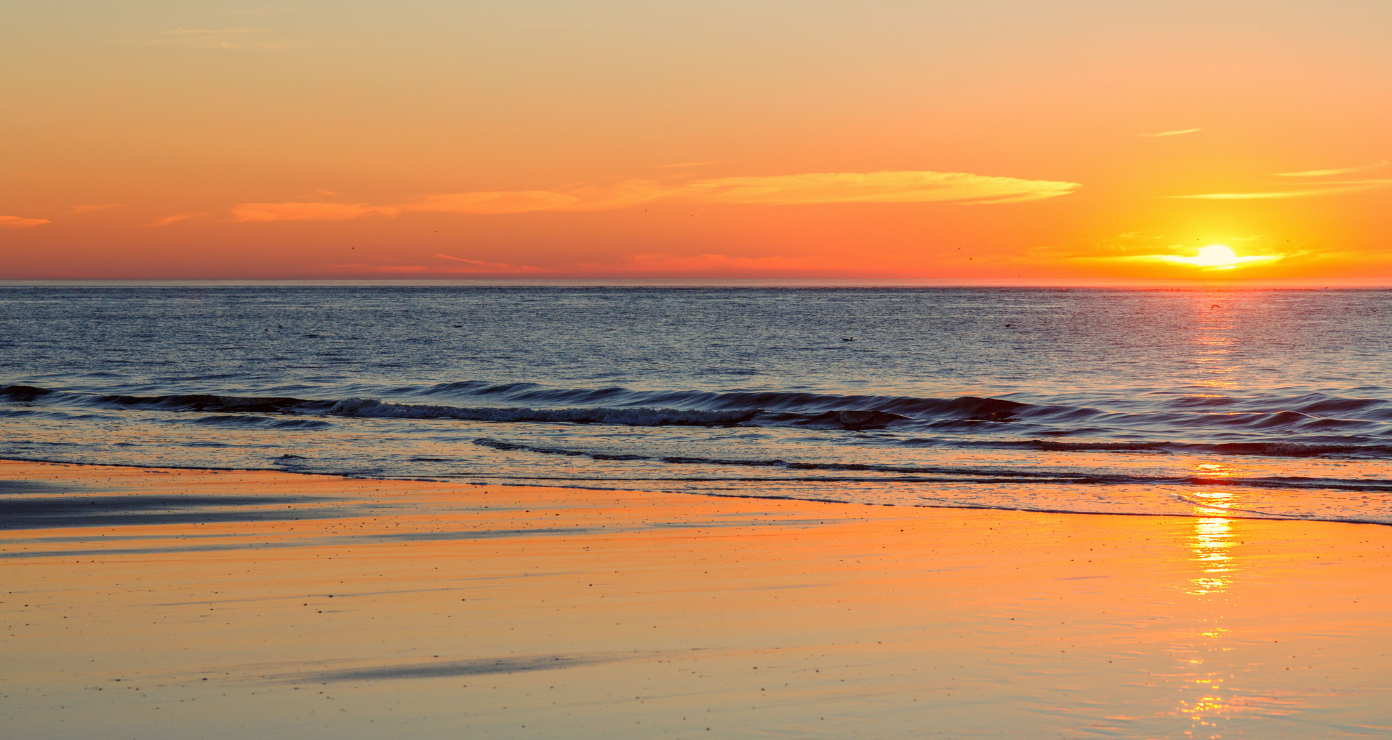 Sonnenuntergang am Meer