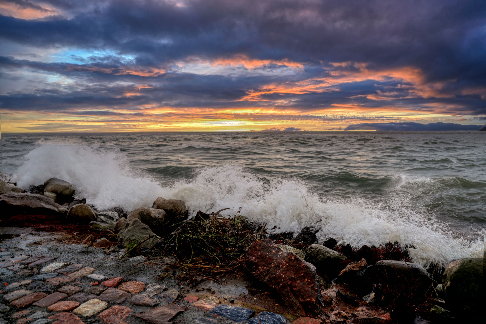 Sonnenuntergang am Meer