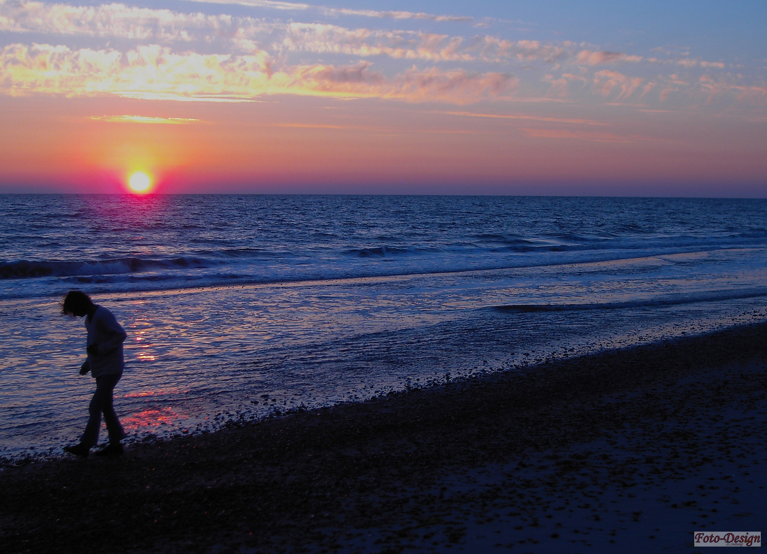 Sonnenuntergang am Meer